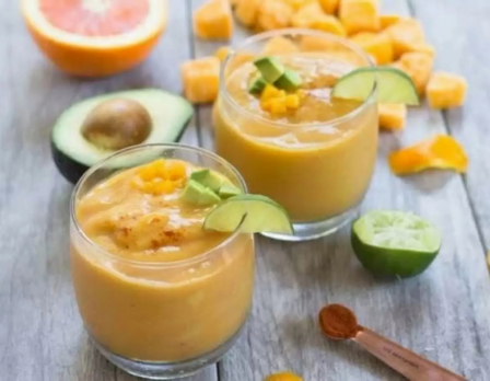 The Perfect Caribbean Mango And Sea Moss Smoothie